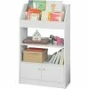 SoBuy White Wood Children‘s Storage Display Bookcase Cabinet KMB11-W