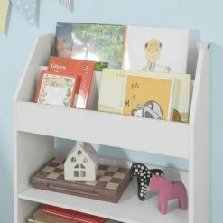 SoBuy White Wood Children‘s Storage Display Bookcase Cabinet KMB11-W 9 SoBuy White Wood Children‘s Storage Display Bookcase Cabinet KMB11-W -SOBUY Shop 10410428 5