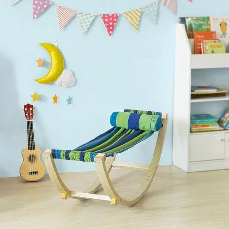 SoBuy Children Kids Rocking Hammock Bench Rocking Chair KMB16-J 1 SoBuy Children Kids Rocking Hammock Bench Rocking Chair KMB16-J