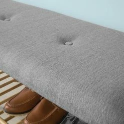 SoBuy Shoe Racks And Tidies Hallway Seat Bench End Bench With Seat Cushion,FSR24-K-HG -SOBUY Shop 11278578 5