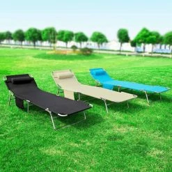 SoBuy Set Of 2 Adjustable Folding Outdoor Camping Chair Bed,Blue OGS35-Bx2 9 SoBuy Set Of 2 Adjustable Folding Outdoor Camping Chair Bed,Blue OGS35-Bx2 -SOBUY Shop 11751728 5