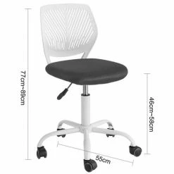 SoBuy Adjustable Swivel Office Chair Desk Chair Study Chair,FST64-W -SOBUY Shop 14359069 3