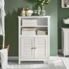 SoBuy Bathroom Cabinet Bathroom Shelf Bathroom Storage Cabinet Unit,BZR13-W