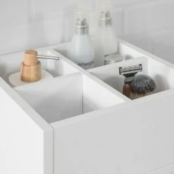 SoBuy White Bathroom Cabinet Bathroom Storage Cabinet Unit With 3 Drawers,BZR29-W 9 SoBuy White Bathroom Cabinet Bathroom Storage Cabinet Unit With 3 Drawers,BZR29-W -SOBUY Shop 16744284 5