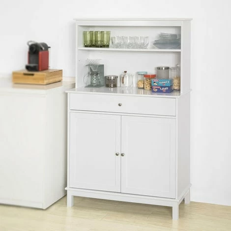 SoBuy Home Kitchen Sideboard Storage Cabinet Cupboard White,FSB26-W 1 SoBuy Home Kitchen Sideboard Storage Cabinet Cupboard White,FSB26-W