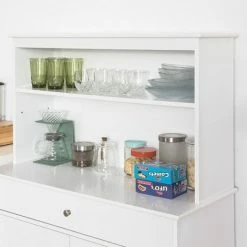 SoBuy Home Kitchen Sideboard Storage Cabinet Cupboard White,FSB26-W 9 SoBuy Home Kitchen Sideboard Storage Cabinet Cupboard White,FSB26-W -SOBUY Shop 18108041 5