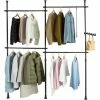 SoBuy Adjustable Wardrobe Organiser Clothes Shelf,KLS03-SCH
