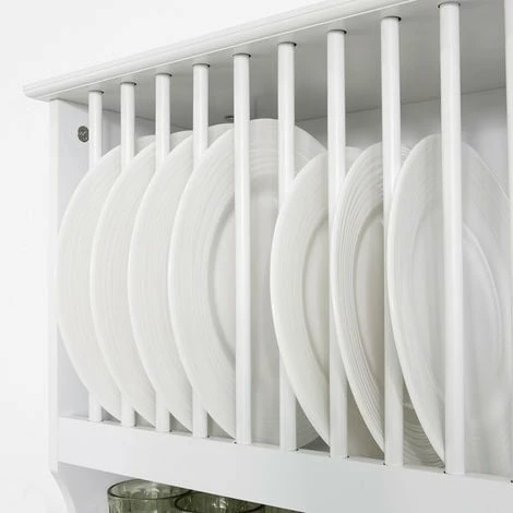 SoBuy Wall Mounted Kitchen Plate Cup Rack, Kitchen Wall Shelf, Kitchen Storage Rack Shelf KCR04-W 4 SoBuy Wall Mounted Kitchen Plate Cup Rack, Kitchen Wall Shelf, Kitchen Storage Rack Shelf KCR04-W - Image 4
