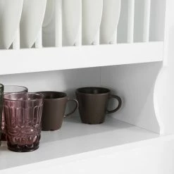 SoBuy Wall Mounted Kitchen Plate Cup Rack, Kitchen Wall Shelf, Kitchen Storage Rack Shelf KCR04-W 9 SoBuy Wall Mounted Kitchen Plate Cup Rack, Kitchen Wall Shelf, Kitchen Storage Rack Shelf KCR04-W -SOBUY Shop 22406298 5