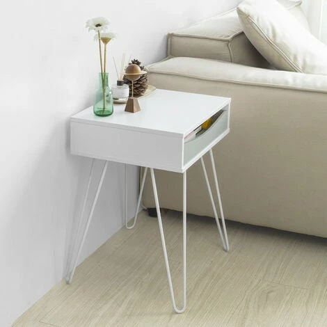 SoBuy Side Table End Table Bedside Table, Coffee Table Bed Sofa Side Table,FBT82-W 4 SoBuy Side Table End Table Bedside Table, Coffee Table Bed Sofa Side Table,FBT82-W - Image 4