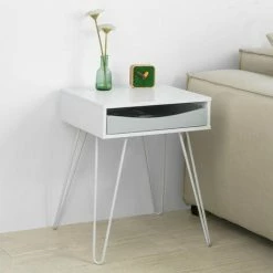 SoBuy Side Table End Table Bedside Table, Coffee Table Bed Sofa Side Table,FBT82-W 9 SoBuy Side Table End Table Bedside Table, Coffee Table Bed Sofa Side Table,FBT82-W -SOBUY Shop 22406334 5