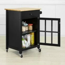 SoBuy Kitchen Storage Cabinet Cupboard Sideboard Kitchen Island,FKW98-SCH 7 SoBuy Kitchen Storage Cabinet Cupboard Sideboard Kitchen Island,FKW98-SCH -SOBUY Shop 22406703 3