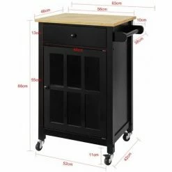 SoBuy Kitchen Storage Cabinet Cupboard Sideboard Kitchen Island,FKW98-SCH 9 SoBuy Kitchen Storage Cabinet Cupboard Sideboard Kitchen Island,FKW98-SCH -SOBUY Shop 22406703 5