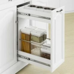 SoBuy Kitchen Storage Trolley Kitchen Cabinet Cupboard Sideboard Kitchen Island,FKW100-WN -SOBUY Shop 26799323 5