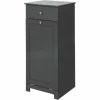 SoBuy Bathroom Laundry Basket Bathroom Storage Cabinet Unit With Drawer,BZR21-DG