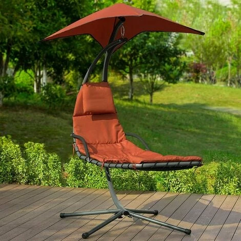 SoBuy Garden Patio Hammock Swing Hammock Swing Chair Sun Lounger Relaxing Chair, OGS39-ZG 3 SoBuy Garden Patio Hammock Swing Hammock Swing Chair Sun Lounger Relaxing Chair, OGS39-ZG - Image 3
