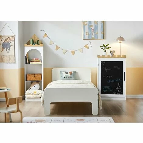 SoBuy Children Bookcase Book Shelf With Blackboard Children Storage Chest Cabinet Display Shelf Rack Organizer,KMB43-W 5 SoBuy Children Bookcase Book Shelf With Blackboard Children Storage Chest Cabinet Display Shelf Rack Organizer,KMB43-W - Image 5