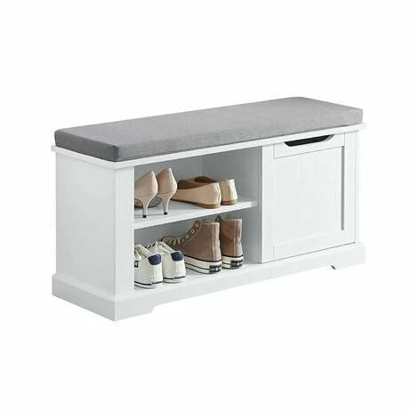 SoBuy Shoe Cabinet Shoe Rack With One Door,FSR84-W 1 SoBuy Shoe Cabinet Shoe Rack With One Door,FSR84-W