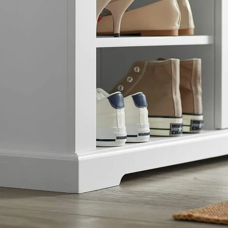 SoBuy Shoe Cabinet Shoe Rack With One Door,FSR84-W 4 SoBuy Shoe Cabinet Shoe Rack With One Door,FSR84-W - Image 4