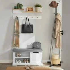 SoBuy Shoe Cabinet Shoe Rack With One Door,FSR84-W 9 SoBuy Shoe Cabinet Shoe Rack With One Door,FSR84-W -SOBUY Shop 53630412 5