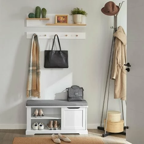 SoBuy Shoe Cabinet Shoe Rack With One Door,FSR84-W 5 SoBuy Shoe Cabinet Shoe Rack With One Door,FSR84-W - Image 5