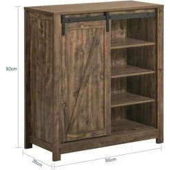 SoBuy Storage Cabinet Sideboard Hallway Shoe Cabinet With Sliding Door,FSB59-N 7 SoBuy Storage Cabinet Sideboard Hallway Shoe Cabinet With Sliding Door,FSB59-N -SOBUY Shop 53830121 3