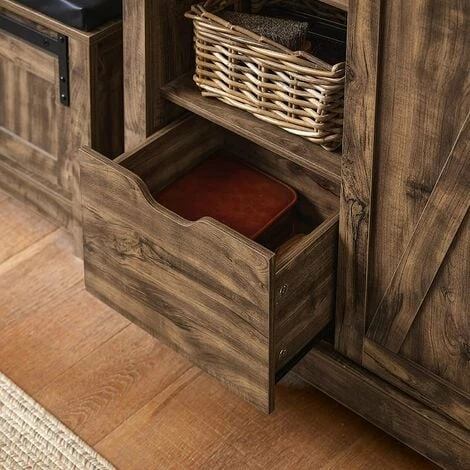 SoBuy Storage Cabinet Sideboard Hallway Shoe Cabinet With Sliding Door,FSB59-N 4 SoBuy Storage Cabinet Sideboard Hallway Shoe Cabinet With Sliding Door,FSB59-N - Image 4