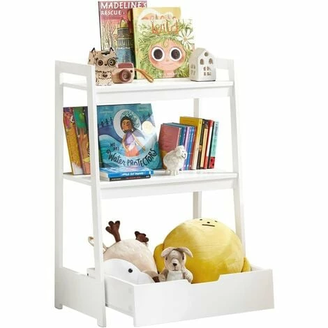 SoBuy Children Kids Toy Shelf Bookcase Book Shelf Storage Display Shelf,KMB31-W 1 SoBuy Children Kids Toy Shelf Bookcase Book Shelf Storage Display Shelf,KMB31-W