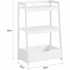 SoBuy Children Kids Toy Shelf Bookcase Book Shelf Storage Display Shelf,KMB31-W 9 SoBuy Children Kids Toy Shelf Bookcase Book Shelf Storage Display Shelf,KMB31-W -SOBUY Shop 53830126 5