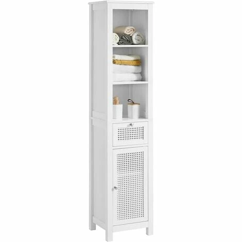 SoBuy Bathroom Tall Cabinet Bathroom Cabinet, BZR36-W 1 SoBuy Bathroom Tall Cabinet Bathroom Cabinet, BZR36-W