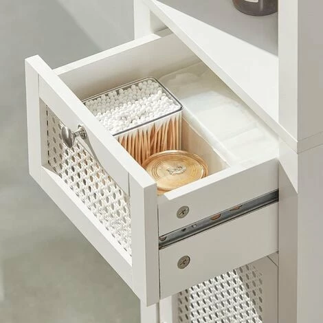 SoBuy Bathroom Tall Cabinet Bathroom Cabinet, BZR36-W 4 SoBuy Bathroom Tall Cabinet Bathroom Cabinet, BZR36-W - Image 4