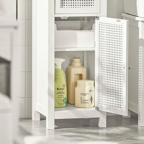 SoBuy Bathroom Tall Cabinet Bathroom Cabinet, BZR36-W 5 SoBuy Bathroom Tall Cabinet Bathroom Cabinet, BZR36-W - Image 5