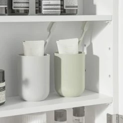 SoBuy Bathroom Wall Mirror Cabinet, BZR55-W 9 SoBuy Bathroom Wall Mirror Cabinet, BZR55-W -SOBUY Shop 55298448 5