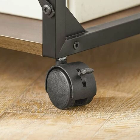 SoBuy Desk Side Printer Shelf Stand, Serving Trolley Side Table On Wheels,FRG81-PF 5 SoBuy Desk Side Printer Shelf Stand, Serving Trolley Side Table On Wheels,FRG81-PF - Image 5