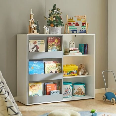 SoBuy Children Kids Bookcase Book Shelf Toy Shelf Storage Display Shelf, KMB33-W 2 SoBuy Children Kids Bookcase Book Shelf Toy Shelf Storage Display Shelf, KMB33-W - Image 2