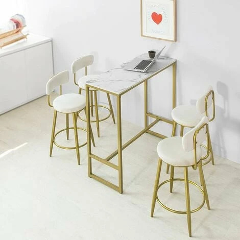 SoBuy Kitchen Breakfast Bar Table Dining Table Coffee Bar,FSB34-G 2 SoBuy Kitchen Breakfast Bar Table Dining Table Coffee Bar,FSB34-G - Image 2