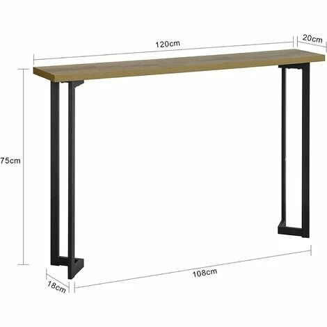 SoBuy Console Table Hall Table Side Table End Table Sofa Table,FSB50-PF 3 SoBuy Console Table Hall Table Side Table End Table Sofa Table,FSB50-PF - Image 3