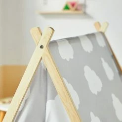 SoBuy Children Kids Play Tent Playhouse With Floor Mat,OSS02-F01 -SOBUY Shop 58370536 4