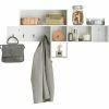 SoBuy Wall Coat Rack Wall Shelf Wall Storage Unit Hallway Coat Rack,FHK17-W