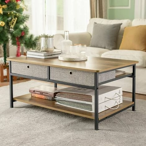 SoBuy Industrial Vintage Style Coffee Table Sofa Table TV Stand Table,FBT107-PF 2 SoBuy Industrial Vintage Style Coffee Table Sofa Table TV Stand Table,FBT107-PF - Image 2