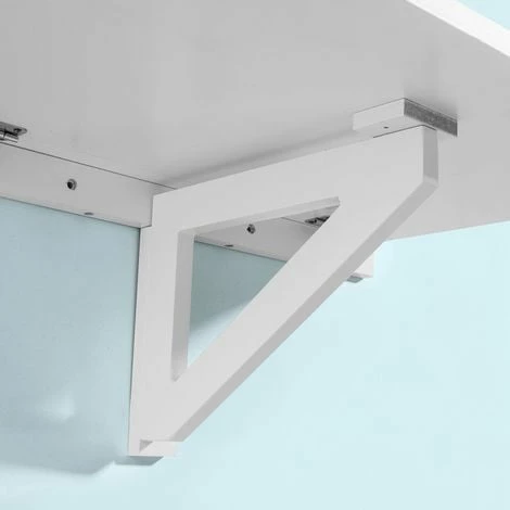 SoBuy Folding Wood Wall Kitchen Dining Table 60x40cm,White,FWT03-W 5 SoBuy Folding Wood Wall Kitchen Dining Table 60x40cm,White,FWT03-W - Image 5