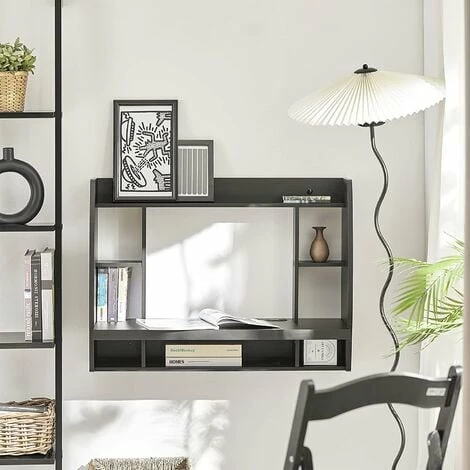 SoBuy Home Office Wall-mounted Table Desk,Black,FWT18-SCH 3 SoBuy Home Office Wall-mounted Table Desk,Black,FWT18-SCH - Image 3