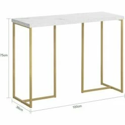 SoBuy Console Table Hall Table Side Table End Table Sofa Table,FSB58-G -SOBUY Shop 59899075 3