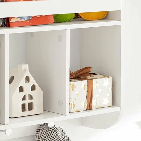 SoBuy Children Kids Wall Shelf Book Shelf Toy Shelf Storage Display Shelf Rack,KMB46-W 4 SoBuy Children Kids Wall Shelf Book Shelf Toy Shelf Storage Display Shelf Rack,KMB46-W - Image 4
