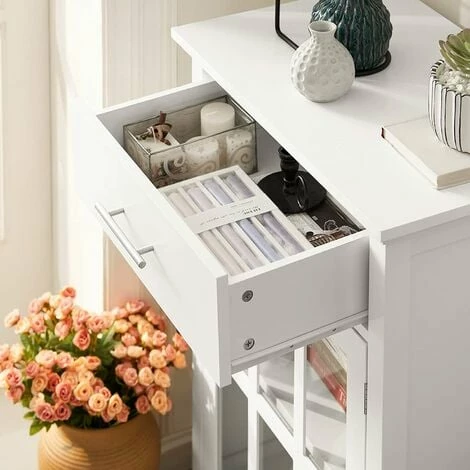 SoBuy Sideboard Storage Cabinet Cupboard Side Cabinet Side Table,FSB31-W 4 SoBuy Sideboard Storage Cabinet Cupboard Side Cabinet Side Table,FSB31-W - Image 4