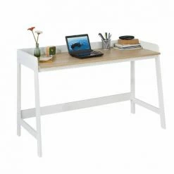 SoBuy Home Oak Computer Desk PC Workstation Laptop Table,FWT41-WN