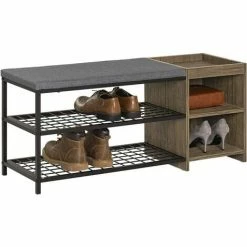 SoBuy Hallway Shoe Bench Shoe Rack Shoe Organizer,FSR113-N