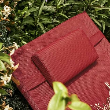 SoBuy Outdoor Garden Beach Sun Lounger Relaxing Chair Recliner Sunlounger,OGS38-R 4 SoBuy Outdoor Garden Beach Sun Lounger Relaxing Chair Recliner Sunlounger,OGS38-R - Image 4