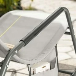 SoBuy Outdoor Garden Rocking Chair Relaxing Chair Recliner Sun Lounger,OGS47-HG -SOBUY Shop 60743922 5