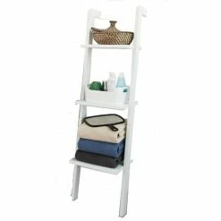 SoBuy Wood 3 Tiers Storage Display Wall Shelf,FRG32-W,White